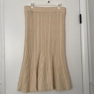 Cable Knit Skirt